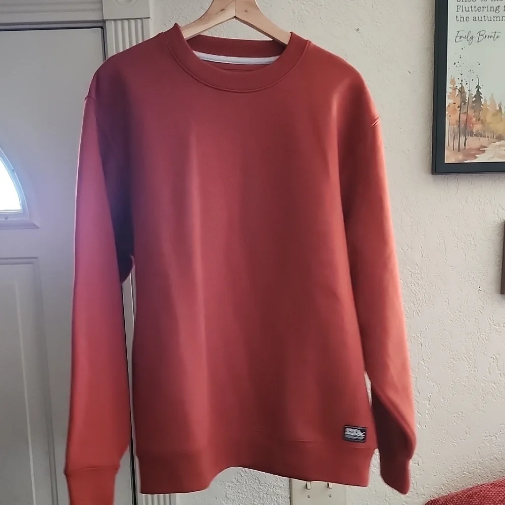 Eddie Bauer Men's Rust Crewneck Sweater NWT M Outdoor Casual Knit - Picture 5 of 7